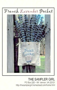 TABLA DE PUNTO DE CRUZ DE BOLSILLO LAVANDA FRANCESA - THE SAMPLER GIRL - Imagen 1 de 1
