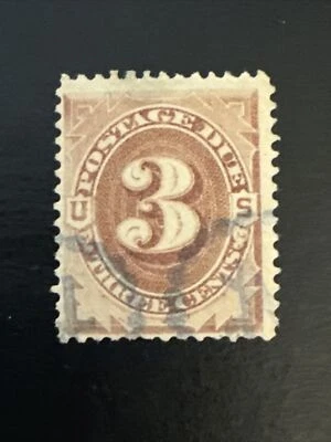 US Stamps Scott # J3..3c Postage Due Used...Ng - Image 1 of 2