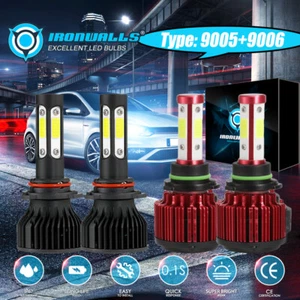9005+9006 Kit de faros LED 6500K haz alto bajo para Chevy Tahoe 1995-2006 - Imagen 1 de 12