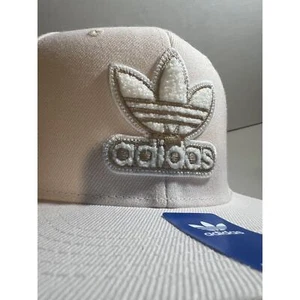 New ADIDAS Structured Hat Wonder White Stone One Size Unisex Adj-NWT CLEAN - Picture 1 of 5