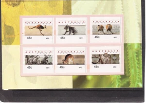 Australian Stamps.Large Counter Printed Stamps.Set of 6.NPC - Foto 1 di 2