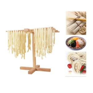 Estante de secado de pasta de madera natural HAIBEIR soporte secador de fideos de cocina - Imagen 1 de 6