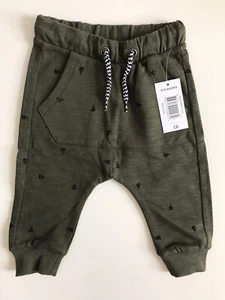 Matalan Baby Toddler Nautical Green Joggers 100% Cotton 6-9 Months - Picture 1 of 5