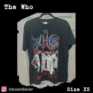 The Who American Tour "76" T-Shirt Sz XS NWT - Picture 1 of 5