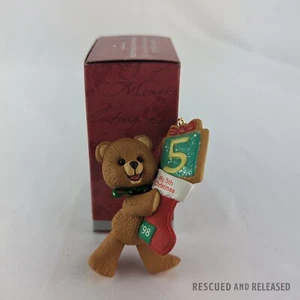 Hallmark Ornament Kinderalterssammlung 1998 Child's My 5th Fifth Christmas - Bild 1 von 5
