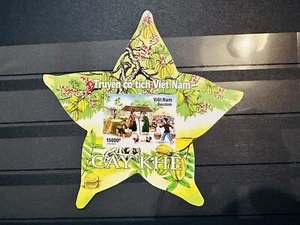 2022 VIETNAM STAMP MINISHEET IMPERF. GOLDEN STAR FRUIT TREE FAIRY TALES - Picture 1 of 2