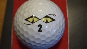 Vintage Snake Eyes Golf Ball #2 - L19 - Picture 1 of 3