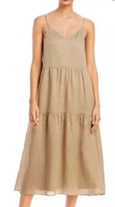 Lafayette 148 New York Hartford Tiered Cotton Midi Sundress MSRP $898 New XL - Picture 1 of 14