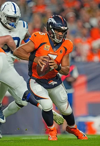 Russell Wilson Denver Broncos 2022 NFL 13"x19" Poster Super Gloss Print 66MAR Cover