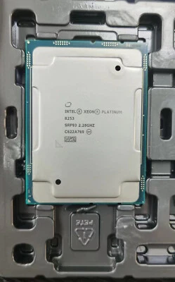 Intel Platinum 8253 QS version CPU processor 2.2g 16c/32t 22mb 125w server - Image 1 of 2