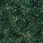 Hoffman - Bali Batik - Autumn Trail - Leaf - Spinach, Fabric by the Yard