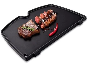 6558 Gusseisen Grillplatte für Weber Q100 Q120 Q1000 Q1200 Q140 Q1400 Series ... - Bild 1 von 8