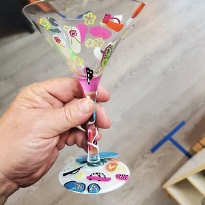 Martini handbemaltes Glas - Bild 1 von 4