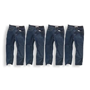Lot 4 Freeworld Jeans Men’s Size 30 Relaxed Fit Dark Blue Denim NWT No Tags - Picture 1 of 4