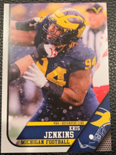 2023 Valiant KRIS JENKINS Michigan Wolverines DT official team Card MDEN