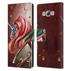Official Rose Khan Unicorns Leather Book Case For Samsung Phones 3