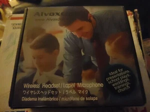 Wireless Headset Lavalier Microphone System - Alvoxcon Dual Wireless TG220 - Picture 1 of 8