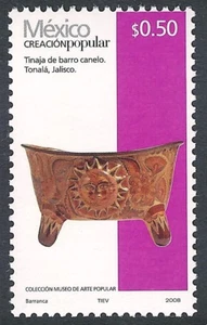 pp067 México Creación Popular MNH 2008 Sc#2488c Mc#3228lV Et#cp067 frasco de arcilla - Imagen 1 de 1