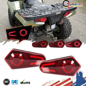 For 09-22 Polaris ACE RZR Sportsman LH & RH Red LED Rear Tail Brake Signal Lamps - Bild 1 von 12