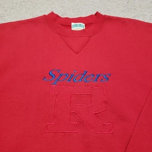 Vintage Richmond Spiders Sweater Adult Extra Large Red Congaree 80s 90s Men NCAA - Picture 1 of 12