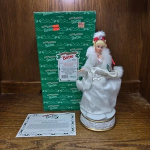 Happy Holidays Barbie Edición Limitada 1989 Melodía Musical “Silver Bells” por Enesco - Imagen 1 de 11