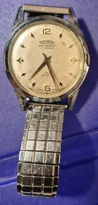 Vintage TECHNOS Wrist Watch Incabloc 17 Jewels Mechanical Swiss Made Watch RARE - Image 1 of 2