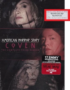 American Horror Story: Coven - The Complete 3rd Season w/ Bonus Disc (2014, DVD) - Picture 1 of 2