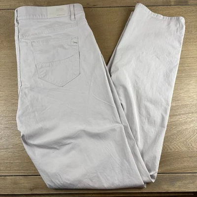 $198 Nuevo Brax Cádiz Pantalones Informales Ultraligeros Para Hombre 35x34 Caqui Calce Recto Foto 1 de 4