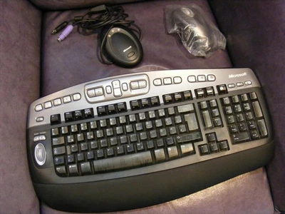 Tastatur Microsoft Wireless Desktop Elite inkl. Zubehör nahezu unbenutzt! - Bild 1 von 4