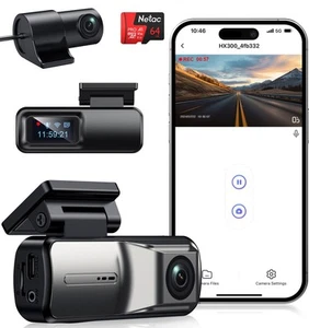 Dash Cam Front and Rear,2.5K 1080P Dual Dash Camera,64GB SD Card, Wi-Fi & App... - Picture 1 of 6
