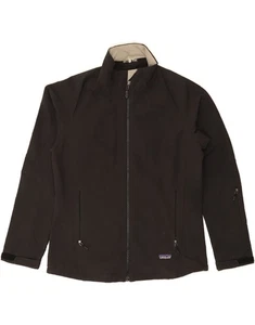 PATAGONIA Womens Tracksuit Top Jacket UK 16 Large Black Polyester BY11 - Picture 1 of 4