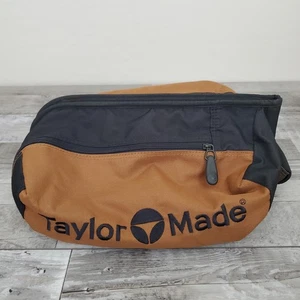 Vintage TaylorMade Golfschuh Tasche Reißverschluss gepolsterter Griff braun Retro Tasche selten - Bild 1 von 8