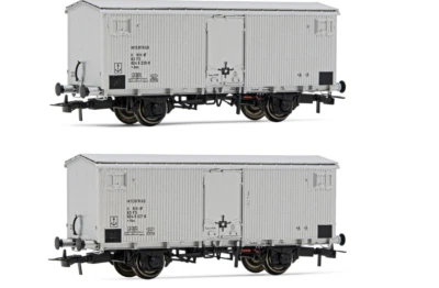 Rivarossi HR6563 Set 2 Wagons Coolants IN 2 Axis Type Ifms Staff EP IV H0 856264 - Image 1 of 4