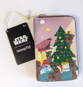 Loungefly Star Wars Zip Wallet Jawa Christmas Tree BoxLunch Exclusive - Bild 1 von 7