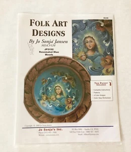 Jo Sonja Vintage Painting Packet 2009 JP3132 Rosemaled Blue Moods Folk Art - Picture 1 of 2