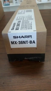 Cartucho de tóner negro Sharp MX-36NT-BA genuino NUEVO SELLADO OEM - Imagen 1 de 4