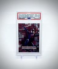 Spider-Man Miles Morales Rookie Card 2012 Marvel Beginnings Micromotion PSA 10