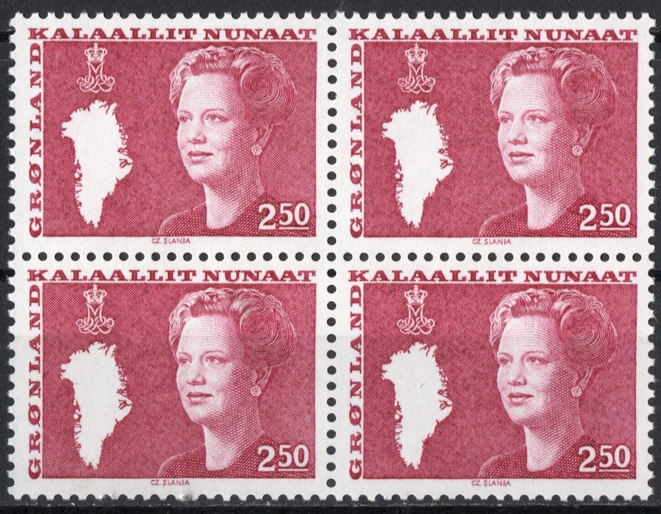 3140 Greenland 1980-89, FA 141, MNH, SC #126, MNH, Queen Margrethe. - Image 1 of 1