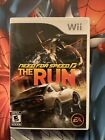 Need for Speed: The Run Nintendo Wii Good Complete Manual in French & English