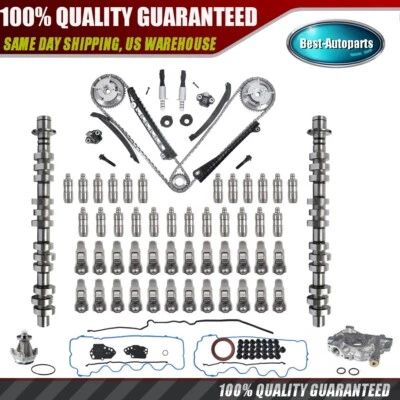 Camshafts Lifters Rocker Arms Timing Chain For 5.4 L Triton 3V Ford F150 Lincoln Foto 1 de 4