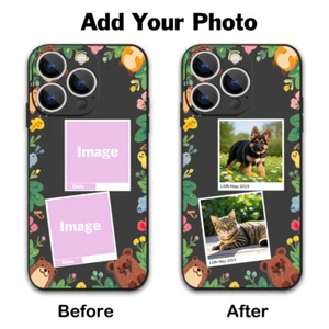 Soft TPU Case For iPhone 16E 16 Pro Max 15 14 13 12 11 Personalised Custom Cover - Bild 1 von 16