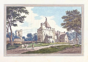 Stanton Harcourt Oxfordshire Original 1793 Aquatinta von Farington & Stadler - Bild 1 von 6