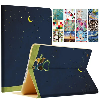 iPad Air 3 PRO 10.5 9.7 10.9 7.9 10.2 PU Leather Printed Folio Case Night Sky - Image 1 of 4