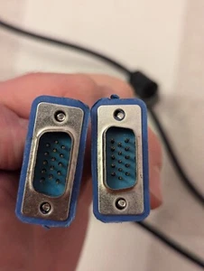 VGA / SVGA 15 Pin PC Computer Monitor LCD Verlängerungskabel Stecker auf Stecker  - Bild 1 von 3