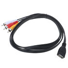 5feet/1.5m USB 2.0 female to 3 RCA Male Video A/V Camcorder Adapter Cable_FR