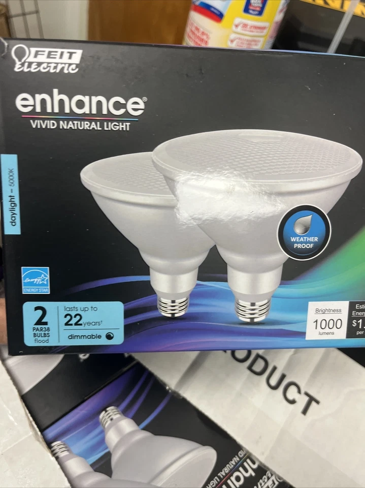 Feit Electric PAR38DM/950CA/2 120V 11.1W 5000K 1000 Lumens PAR38 LED Bulb 8pk - Image 1 of 4