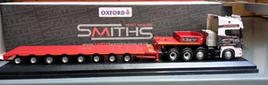 1:76 Smiths Scania R560 Nooteboom 8 axle Extending Trailer Low Loader OO/00 - Picture 1 of 8