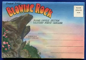 Blowing Rock North Carolina postcard folder - Picture 1 of 2