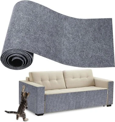 78.7"x15.8" Cat Scratching Mat Trimmable Self-Adhesive Cat Scratcher Carpet Pads - Image 1 of 4