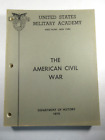 The American Civil War West Point US Military Academy Textbook 1979